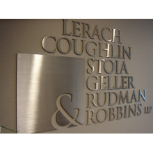 Brushed Finish Stainless Steel Channel Letter Sign